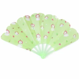 Foldable Handheld Fan 1 Pc Cute Printed Portable Manual Cooling Fan (1 Pc)