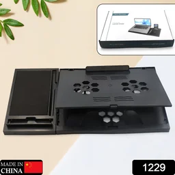 Foldable Laptop Stand – Ergonomic & Portable for Desks | Desk Crew