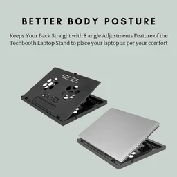 Foldable Laptop Stand – Ergonomic & Portable for Desks | Desk Crew