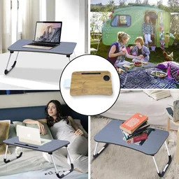 Foldable Laptop Table – Multi-Purpose Desk for Bed & Sofa |