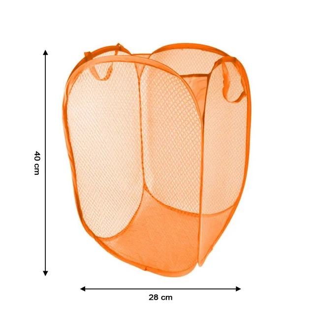 Foldable Laundry Basket – Space-Saving Mesh Hamper | Organivo