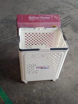 Foldable Laundry Basket with Wheels – Portable & Ventilated