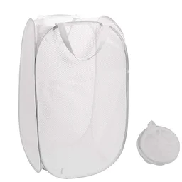 Foldable Mesh Laundry Basket – Space-Saving & Breathable Organizer