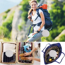 Foldable Mesh Laundry Basket – Space-Saving & Breathable Organizer