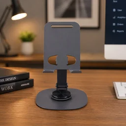 Foldable Mobile Stand – 360° Rotatable & Portable Metal Holder