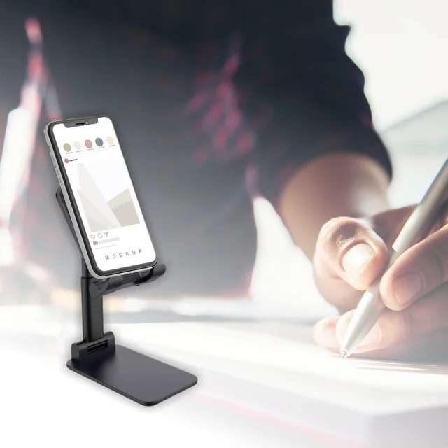 Foldable Mobile Stand – Adjustable Desktop Holder | PHOBIA