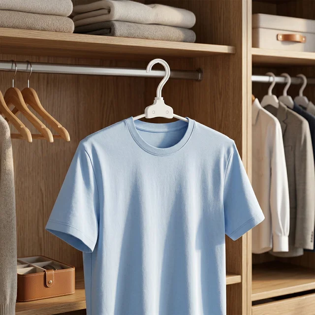 Foldable Plastic Clothes Hanger – Space Saving & Travel Friendly