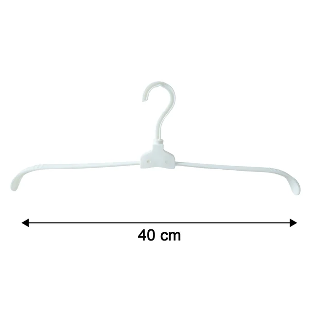 Foldable Plastic Clothes Hanger – Space Saving & Travel Friendly