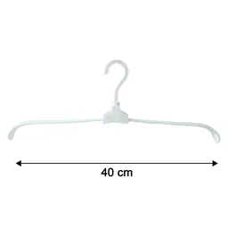Foldable Plastic Clothes Hanger – Space Saving & Travel Friendly