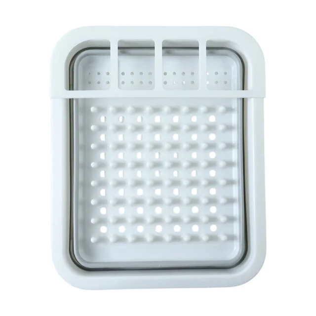 Foldable Plastic Dish Drying Rack – Space-saving & Portable Organizer