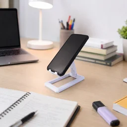 Foldable Plastic Mobile Phone Holder – Adjustable & Portable Stand