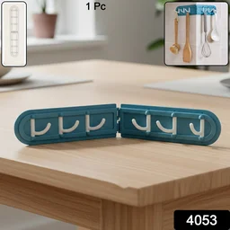Foldable Rotating Wall-Mounted Hook Rack – Space-Saving Organizer