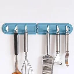 Foldable Rotating Wall-Mounted Hook Rack – Space-Saving Organizer