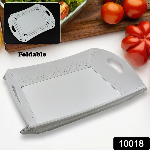 Foldable Serving Tray – Portable Plastic Design | CookAura