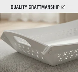 Foldable Serving Tray – Portable Plastic Design | CookAura