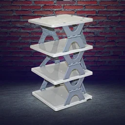 Foldable Shoe Rack – 4-Layer Space-Saving Storage | Organivo