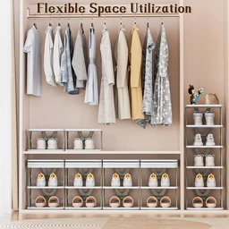 Foldable Shoe Rack 6-Layer – Space-Saving Organizer | Organivo