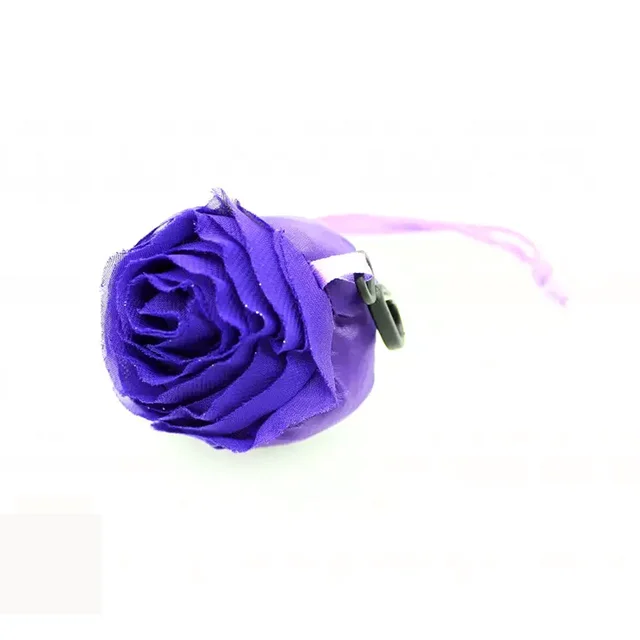 Foldable Shopping Bag – Rose Design Reusable Eco Tote | Organivo