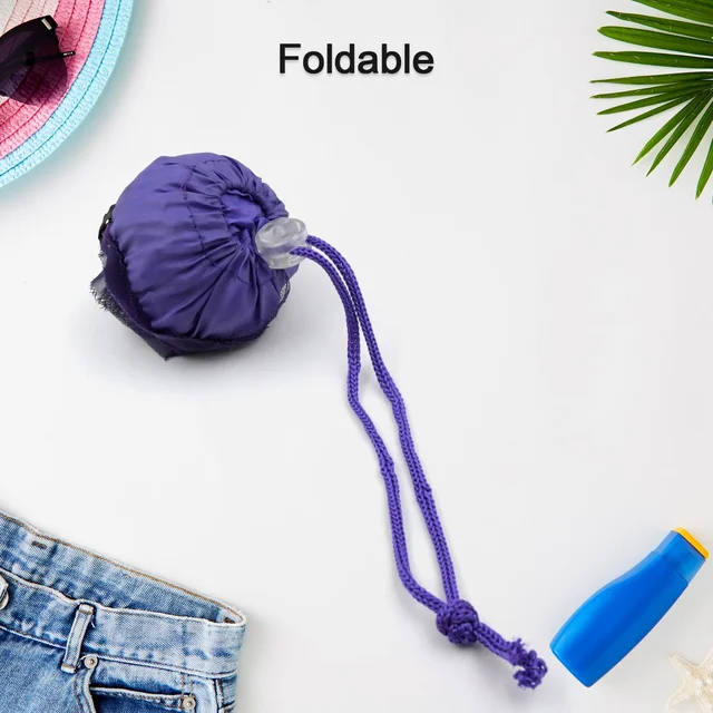 Foldable Shopping Bag – Rose Design Reusable Eco Tote | Organivo