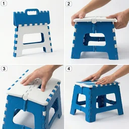 Foldable Step Stool – Portable & Space-Saving for Kids & Adults