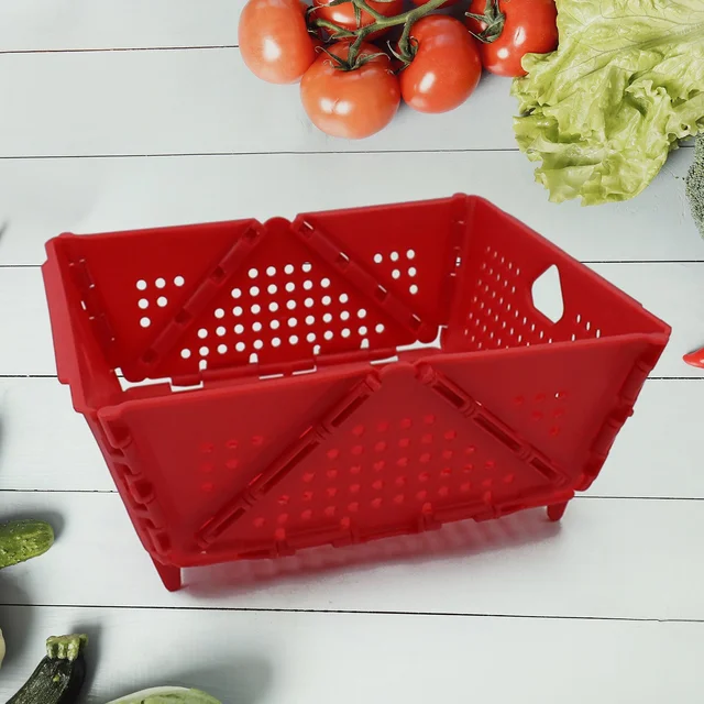 Foldable Storage Basket – Ventilated & Space-Saving | Tidy Table