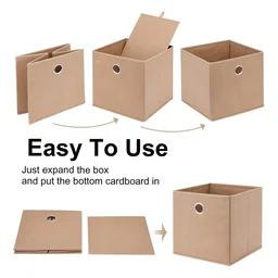 Foldable Storage Box – Space-Saving Jute Organiser | Organivo