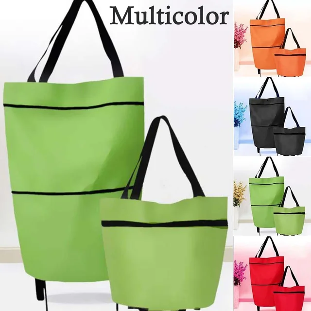 Foldable Trolley Bag – Wheeled Shopping & Travel | FERVENT