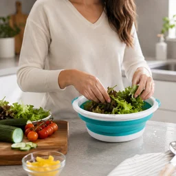 Foldable Utility Basket – Space-Saving Multipurpose Organizer