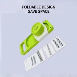 Foldable Vegetable Slicer – 5-in-1 Multi-Blade | CookAura