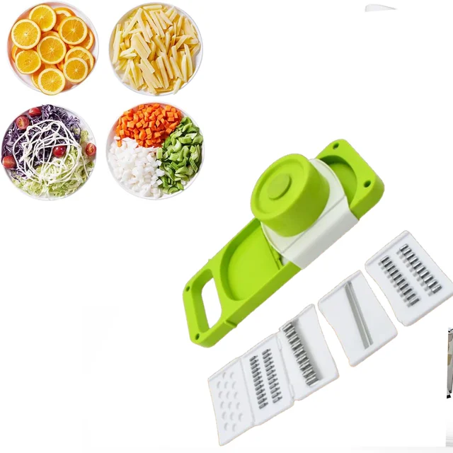 Foldable Vegetable Slicer – 5-in-1 Multi-Blade | CookAura