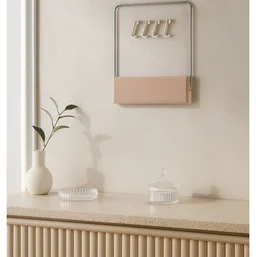 Foldable Wash Basin Rack – Wall-Mounted, Space-Saving | Organivo
