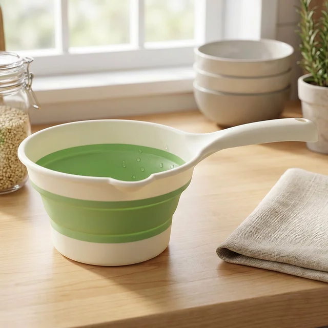 Foldable Water Dipper – Space-Saving, Easy Pouring & Versatile
