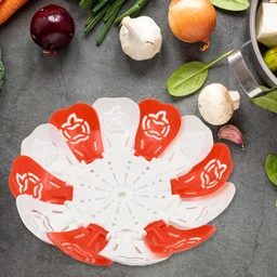 Folding Fruit Basket – Lotus Shape & Space-Saving | Tidy Table