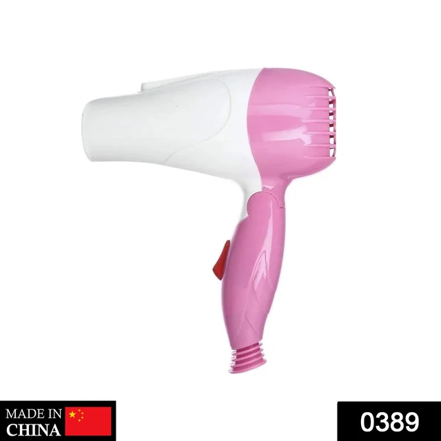 Folding Hair Dryer – 2 Speed Control & Compact | Calm & Curl