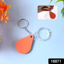 Folding Magnifier Keychain – Portable Mini Pocket Magnifying Glass