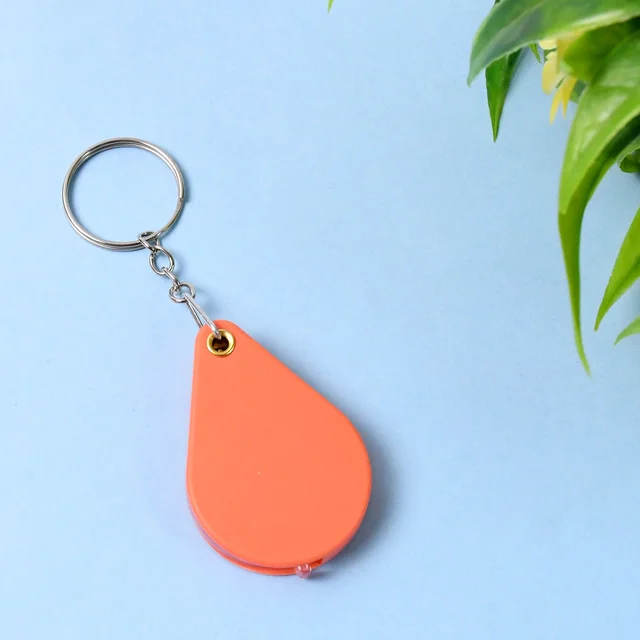 Folding Magnifier Keychain – Portable Mini Pocket Magnifying Glass
