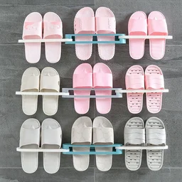 Folding Shoe Rack – Space-Saving Slipper Organizer | FreshAura Homeware