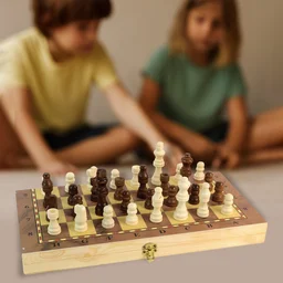 Folding Wooden Chess Board Set – Travel-Friendly | Boardoria