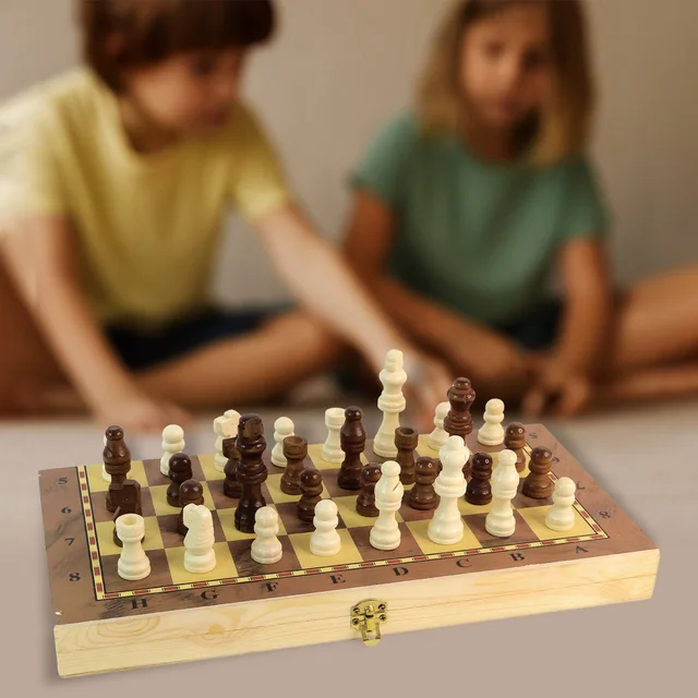 Folding Wooden Chess Board Set – Travel-Friendly | Boardoria