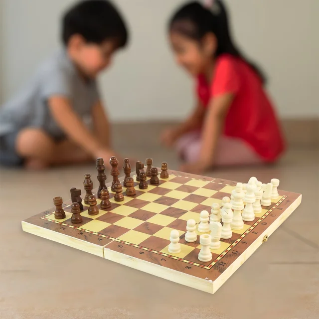 Folding Wooden Chess Board Set – Travel-Friendly | Boardoria