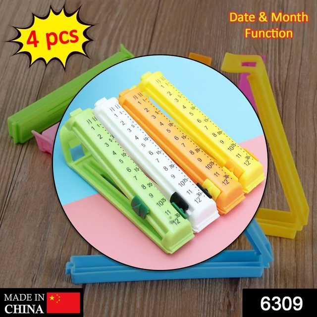 Food Sealing Clips (4 Pcs) – Keep Food Fresh & Prevent Contamination | Tidy Table