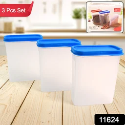 Food Storage Containers – 3-Piece Airtight BPA-Free Set