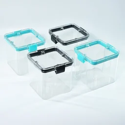 Food Storage Containers – 700ml Square 4-Pc Set | Tidy Table