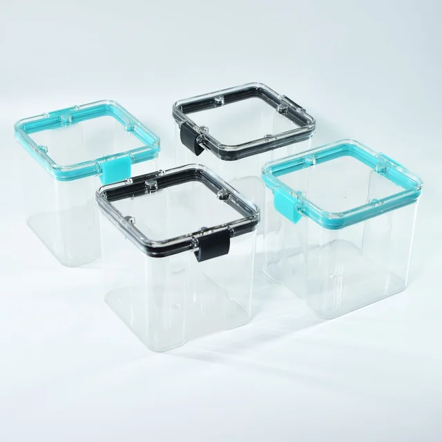 Food Storage Containers – 700ml Square 4-Pc Set | Tidy Table