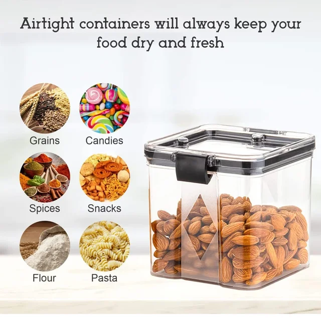 Food Storage Containers – 700ml Square 4-Pc Set | Tidy Table