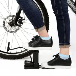 Foot Air Pump – Compact, Portable with Pressure Gauge for Tires