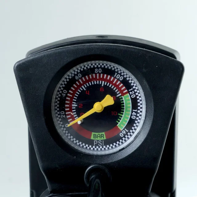 Foot Air Pump – Compact, Portable with Pressure Gauge for Tires