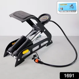 Foot Air Pump – Dual Cylinder, 150 PSI for Car & Bike | Carivox