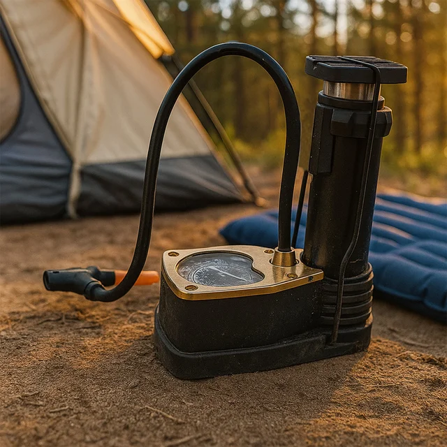 Foot Air Pump – High Pressure & Portable | Velvet Wheels