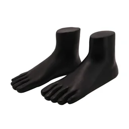 Foot Mannequin Display Stand Pair – Premium Black for Jewellery